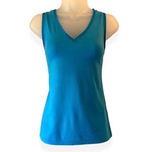 [Banana Republic] Ribbon-Trimmed V-Neck Sleeveless Top
